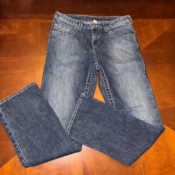 True Religion | Joey Big T | Straight Fit Women's Jeans | Size 18 | Blue Denim - Picture 12 of 16